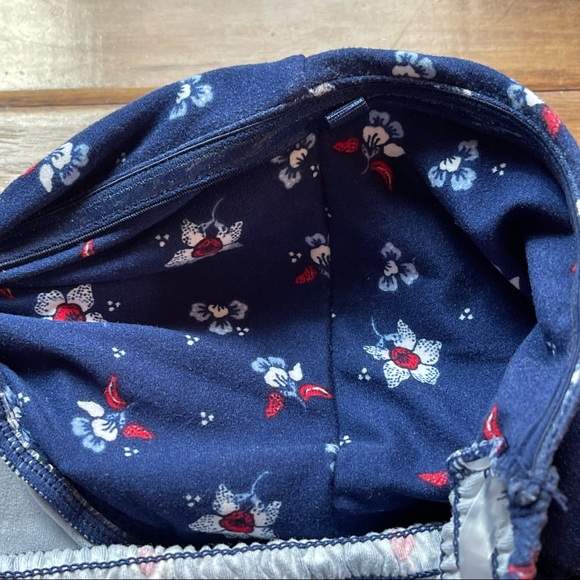 No Boundaries strapless red white & blue floral mini dress size XL (jrs) - Picture 9 of 13